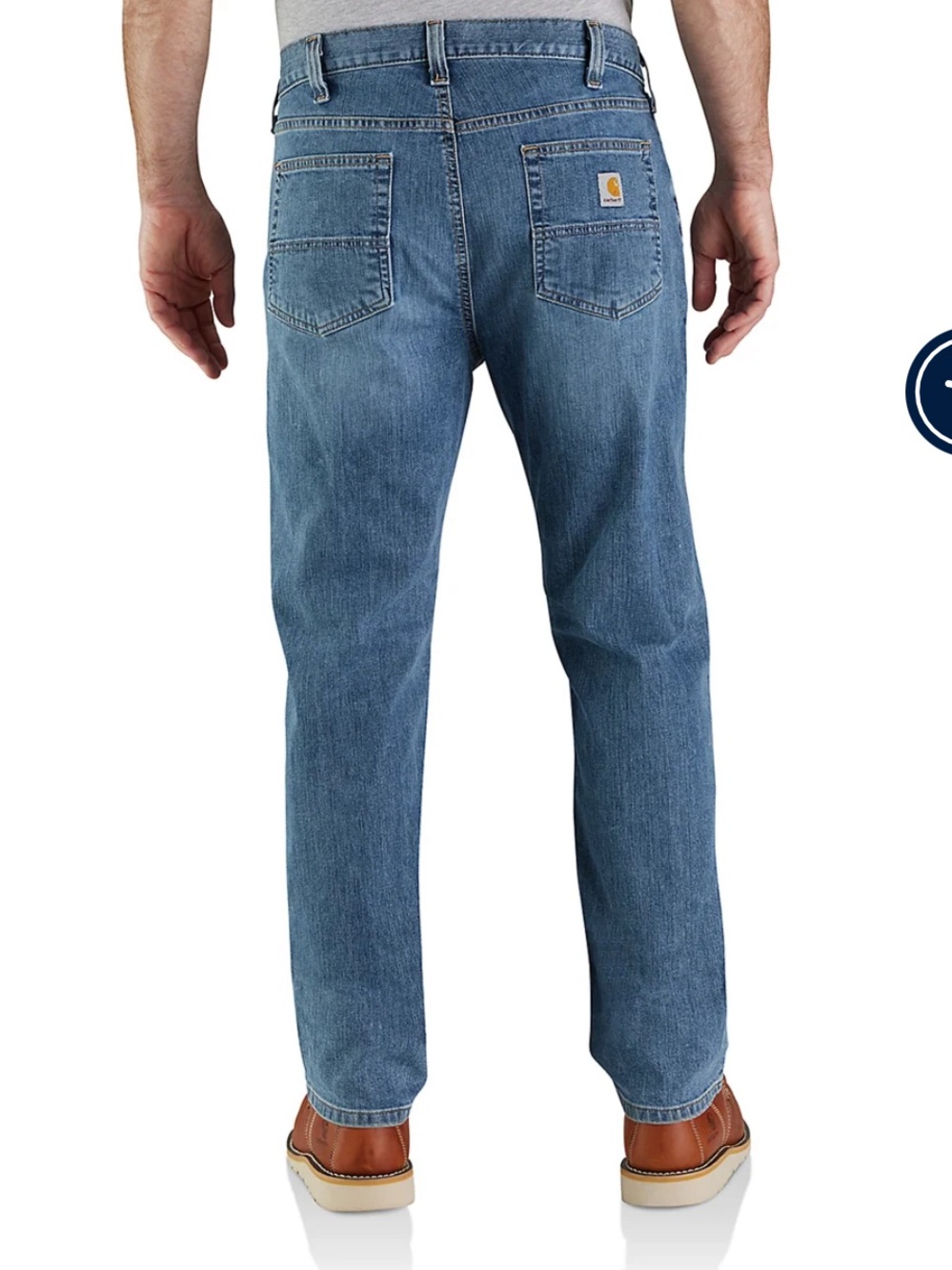 Carhartt Men's Rugged Flex Relaxed Fit 5-Pocket Jeans Houghton 32x32